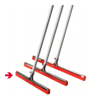 Lampazo de goma eva y metal 35cm con mango metal 1.30mts