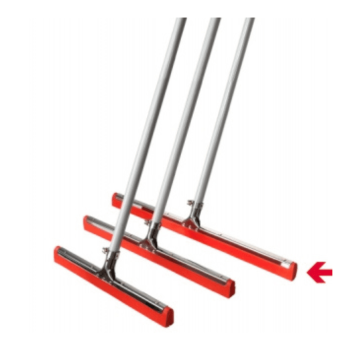 Lampazo de goma eva y metal 45cm con mango metal 1.30mts