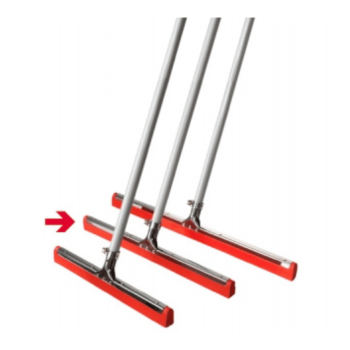 Lampazo de goma eva y metal 45cm con mango metal 1.30mts