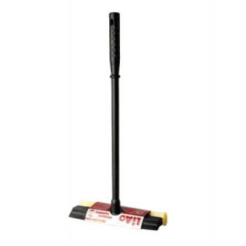 Lampazo para vidrio 25cm esponja y goma con mango