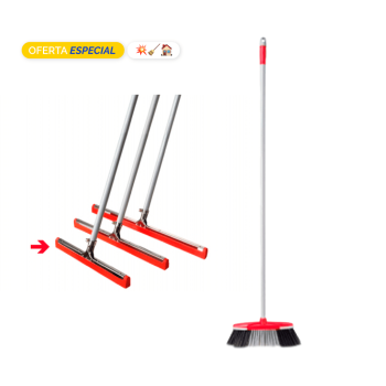 Lampazo 35cm Liao + Escoba 1.30mts